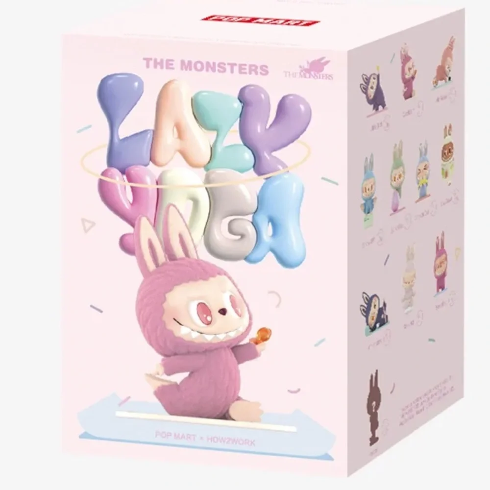 FREE W POP MART PURCHASE 🔥SHOW SPECIAL 🔥Authentic The Monsters Lazy Yoga Figure